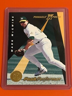 Mark McGwire #143 1997 Pinnacle X Press [Peak Performers] Baseball Trading Card